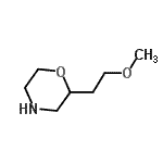 CAS#: 959238-10-9, 2-(2-Methoxyethyl)morpholine