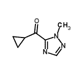 CAS#: 959239-56-6, Cyclopropyl(1-methyl-1H-1,2,4-triazol-5-yl)methanone
