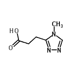 CAS#: 959240-56-3, 3-(4-Methyl-4H-1,2,4-triazol-3-yl)propanoic acid