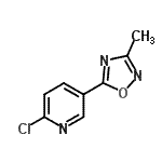 CAS#: 959240-62-1, 2-Chloro-5-(3-methyl-1,2,4-oxadiazol-5-yl)pyridine