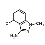 CAS#: 959240-93-8, 4-Chloro-1-methyl-1H-indazol-3-amine