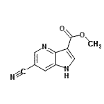 CAS 登录号：959245-07-9， 甲基6-氰基-1H-吡咯并[3,2-b]吡啶-3-羧酸酯