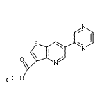 CAS#: 959245-23-9, Methyl 6-(2-pyrazinyl)thieno[3,2-b]pyridine-3-carboxylate