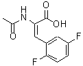 CAS#: 959246-37-8, (2E)-2-Acetamido-3-(2,5-difluorophenyl)acrylic acid