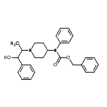 CAS#: 959246-66-3, Benzyl [1-(1-hydroxy-1-phenyl-2-propanyl)-4-piperidinyl]phenylcarbamate