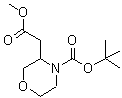 CAS#: 959246-85-6, 2-Methyl-2-propanyl 3-(2-methoxy-2-oxoethyl)-4-morpholinecarboxylate