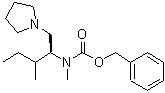 CAS#: 959574-91-5, Benzyl methyl[(2S)-3-methyl-1-(1-pyrrolidinyl)-2-pentanyl]carbamate