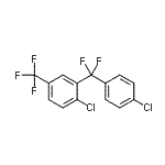 CAS#: 95998-70-2, 1-Chloro-2-[(4-chlorophenyl)(difluoro)methyl]-4-(trifluoromethyl)benzene
