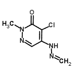 CAS#: 96017-20-8, 4-Chloro-2-methyl-5-(2-methylenehydrazino)-3(2H)-pyridazinone