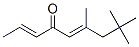 CAS 登录号：96097-18-6， 6,8,8-三甲基壬-2,5-二烯-4-酮