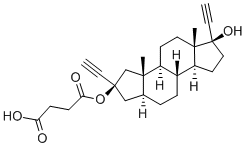 CAS#: 96107-38-9, (2-beta,5-alpha,17-alpha)-2-Ethynyl-alpha-Norpregn-20-yne-2,17-diol 2-(hydrogen butanedioate)
