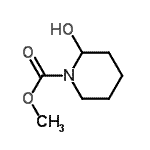CAS#: 96133-49-2, Methyl 2-hydroxy-1-piperidinecarboxylate