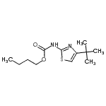 CAS#: 96512-28-6, Butyl [4-(2-methyl-2-propanyl)-1,3-thiazol-2-yl]carbamate