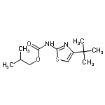 CAS#: 96512-29-7, Isobutyl [4-(2-methyl-2-propanyl)-1,3-thiazol-2-yl]carbamate