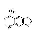 CAS 登录号：96543-89-4， 1-(6-甲基-1,3-苯并二氧戊环-5-基)乙酮