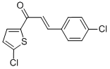 CAS 登录号：96583-49-2， 3-(4-氯苯基)-1-(5-氯-2-噻吩基)-2-丙烯-1-酮
