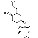 CAS 登录号：96685-53-9， (2Z)-2-[(5S)-5-{[二甲基(2-甲基-2-丙基)硅烷基]氧基}-2-亚甲基环己基亚基]乙醇