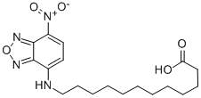 CAS#: 96801-39-7, 12-[(7-Nitro-2,1,3-Benzoxadiazol-4-Yl)Amino]-Dodecanoic Acid
