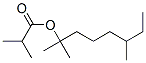 CAS#: 96846-74-1, 1,1,5-Trimethylheptyl Isobutyrate