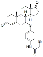 CAS 登录号：96937-87-0， 7-(4'-溴乙酰氨基)苯基硫代-4-雄甾烯-3,17-二酮