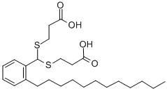CAS 登录号：96964-39-5， 5-(2-十二烷基苯基)-4,6-二硫杂壬烷二羧酸