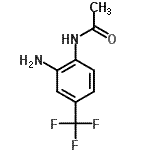 CAS 登录号：97051-69-9， N-[2-氨基-4-(三氟甲基)苯基]乙酰胺