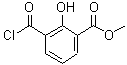 CAS#: 97070-49-0, Methyl 3-(chlorocarbonyl)-2-hydroxybenzoate