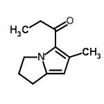 CAS#: 97073-08-0, 1-(6-Methyl-2,3-dihydro-1H-pyrrolizin-5-yl)-1-propanone