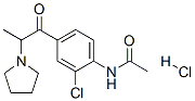 CAS 登录号：97111-05-2， N-[2-氯-4-(2-吡咯烷-1-基丙酰基)苯基]乙酰胺盐酸盐