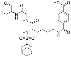 CAS 登录号：97143-05-0， N(alpha)-(1-金刚烷磺酰基)-N(epsilon)-(4-羧基苯甲酰基)赖氨酰-甘氨酰-缬氨醛