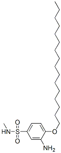 CAS#: 97158-34-4, 3-Amino-4-(Hexadecyloxy)-N-Methylbenzenesulphonamide