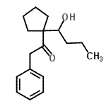 CAS#: 97234-38-3, 1-[1-(1-Hydroxybutyl)cyclopentyl]-2-phenylethanone