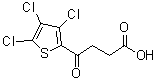 CAS#: 97268-15-0, 4-Oxo-4-(3,4,5-trichloro-2-thienyl)butanoic acid