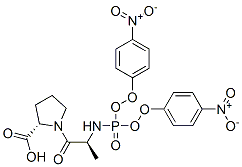 CAS#: 97280-42-7, N(alpha)-(Bis(4-Nitrophenoxy)Phosphoryl)Alanylproline