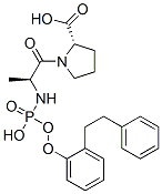 CAS#: 97280-48-3, N(alpha)-((2-Phenylethyl)Phenoxyphosphoryl)Alanylproline