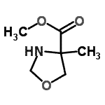 CAS#: 97461-47-7, Methyl 4-methyl-1,3-oxazolidine-4-carboxylate