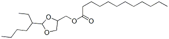 CAS 登录号：97552-69-7， [2-(1-乙基戊基)-1,3-二氧戊环-4-基]甲基月桂酸酯