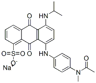 CAS#: 97635-59-1, Sodium  8-[[4-(Acetylmethylamino)Phenyl]Amino]-9,10-Dihydro-5-[(1-Methylethyl)Amino]-9,10-Dioxoanthracene-1-Sulphonate