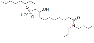 CAS#: 97645-26-6, 18-(Dibutylamino)-10-Hydroxy-18-Oxooctadecane-9-Sulphonic Acid