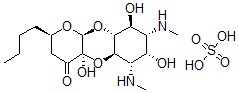 CAS 登录号：97673-66-0， 6'-丙基壮观霉素硫酸盐