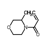 CAS 登录号：97842-81-4， 1-(3-甲基-4-吗啉基)-2-丙烯-1-酮