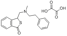 CAS#: 97874-33-4, 3-((Methyl(2-Phenylethyl)Amino)Methyl)-Benzo[c]Thiophen-1(3H)-One Ethanedioate