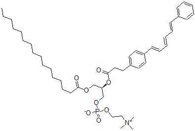 CAS#: 98014-38-1, 1-Palmitoyl-2-((2-(4-(6-Phenyl-1,3,4-Hexatrienyl)Phenyl)Ethyl)Carbonyl)-3-Phosphatidylcholine