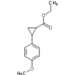 CAS 登录号：98017-60-8， 乙基2-(4-甲氧基苯基)环丙烷羧酸酯