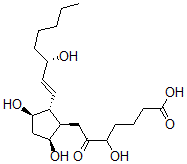 CAS#: 98093-82-4, 7-[(1R,2R,3R,5S)-3,5-Dihydroxy-2-[(E,3S)-3-hydroxyoct-1-enyl]cyclopentyl]-5-hydroxy-6-oxo-heptanoic acid