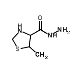 CAS#: 98137-77-0, 5-Methyl-1,3-thiazolidine-4-carbohydrazide