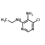 CAS#: 98140-03-5, 6-Chloro-N<sup>4</sup>-ethyl-4,5-pyrimidinediamine