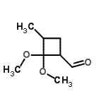 CAS#: 98202-71-2, 2,2-Dimethoxy-3-methylcyclobutanecarbaldehyde