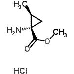 CAS 登录号：98259-91-7， 甲基(1S,2S)-1-氨基-2-甲基环丙烷羧酸酯盐酸盐(1:1)