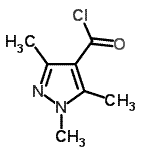CAS#: 98298-63-6, 1,3,5-Trimethyl-1H-pyrazole-4-carbonyl chloride